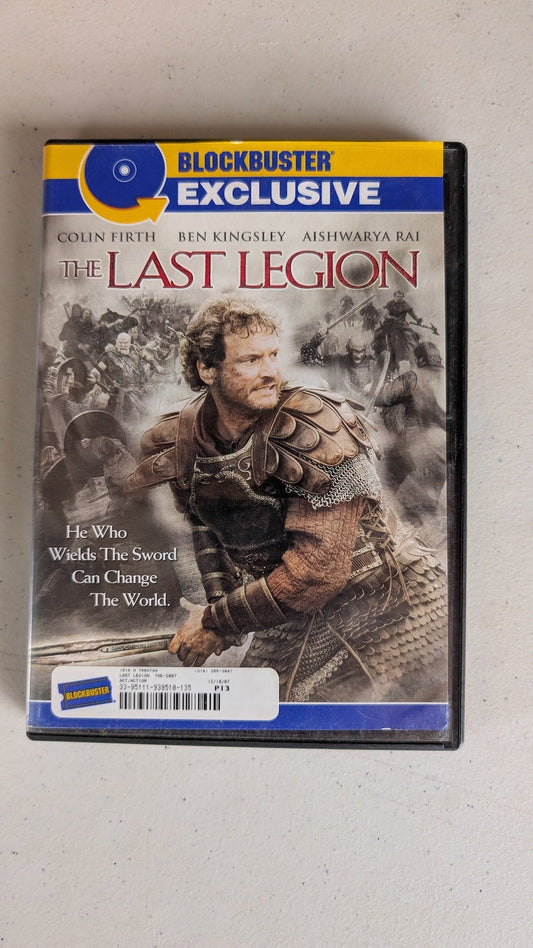 The Last Legion (DVD, 2007, PG-13) Colin Firth, Ben Kingsley, Aishwarya Rai