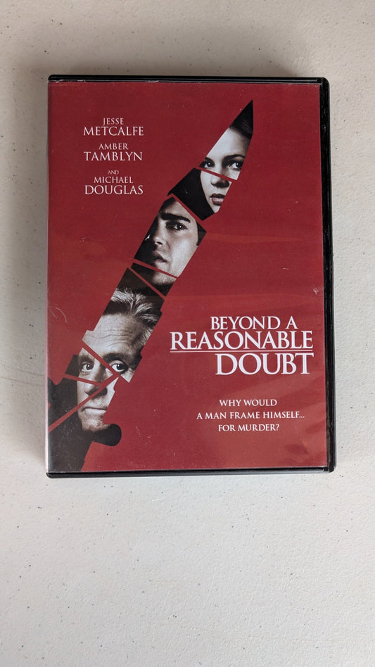 Beyond a Reasonable Doubt (DVD, 2009, PG-13) Jesse Metcalfe, Amber Tamblyn, Michael Douglas