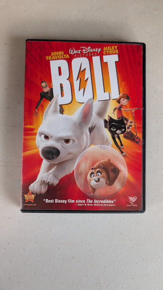 Bolt (DVD, 2008, PG) John Travolta, Miley Cyrus, Susie Essman