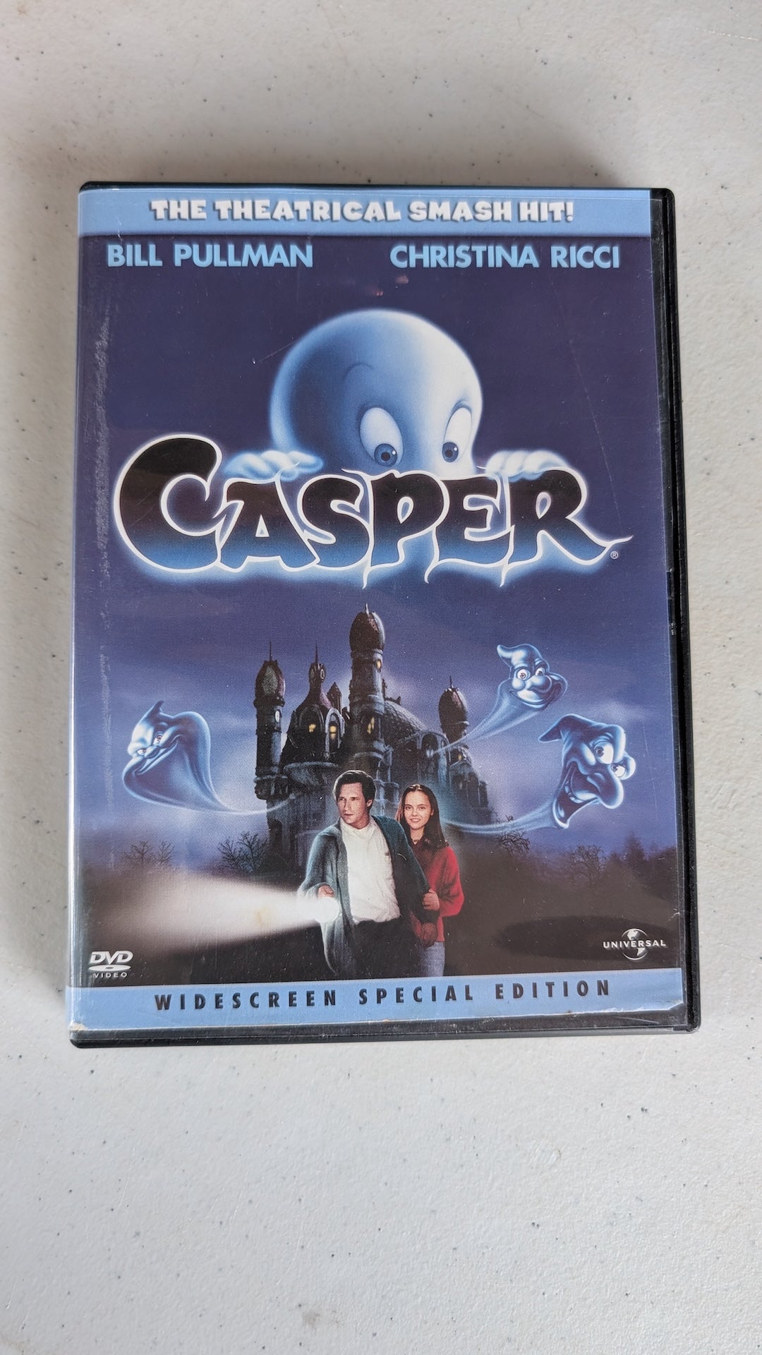 Casper (DVD, 1995, PG) Bill Pullman, Christina Ricci, Cathy Moriarty