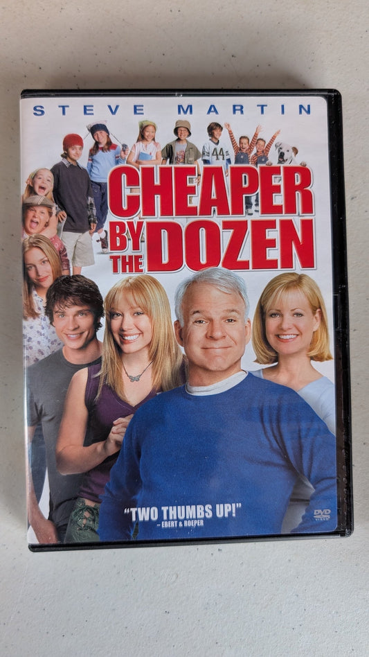 Cheaper by the Dozen (DVD, 2003, PG) Steve Martin, Bonnie Hunt, Hilary Duff