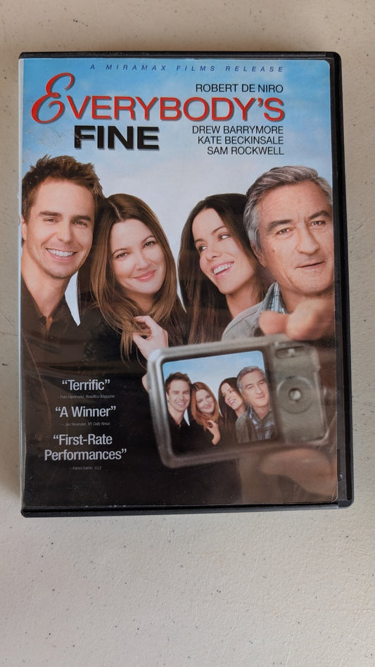 Everybody's Fine (DVD, 2009, PG-13) Robert De Niro, Drew Barrymore, Kate Beckinsale
