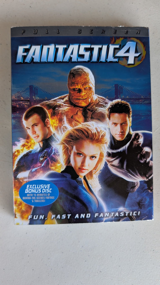 Fantastic 4 (DVD, 2005, PG-13) Ioan Gruffudd, Jessica Alba, Chris Evans