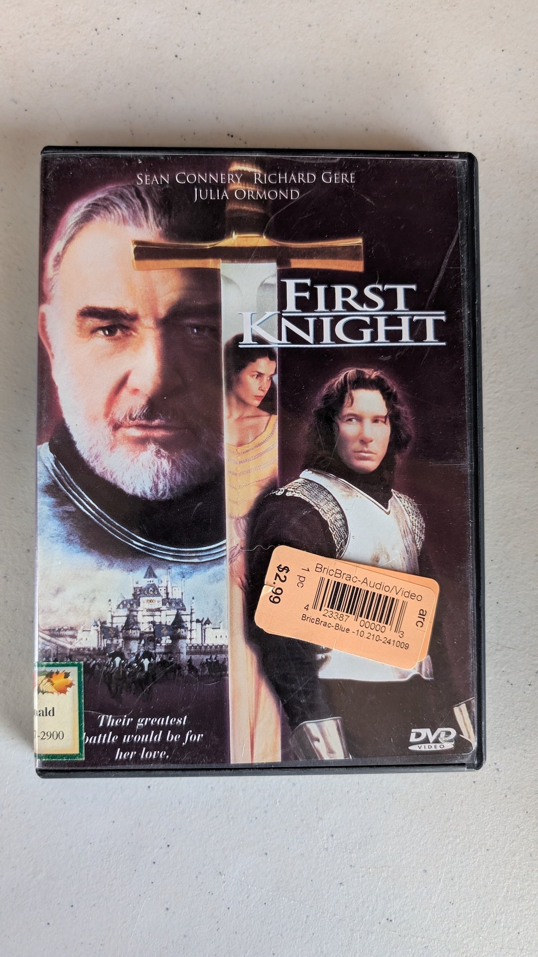 First Knight (DVD, 1995, PG-13) Sean Connery, Richard Gere, Julia Ormond