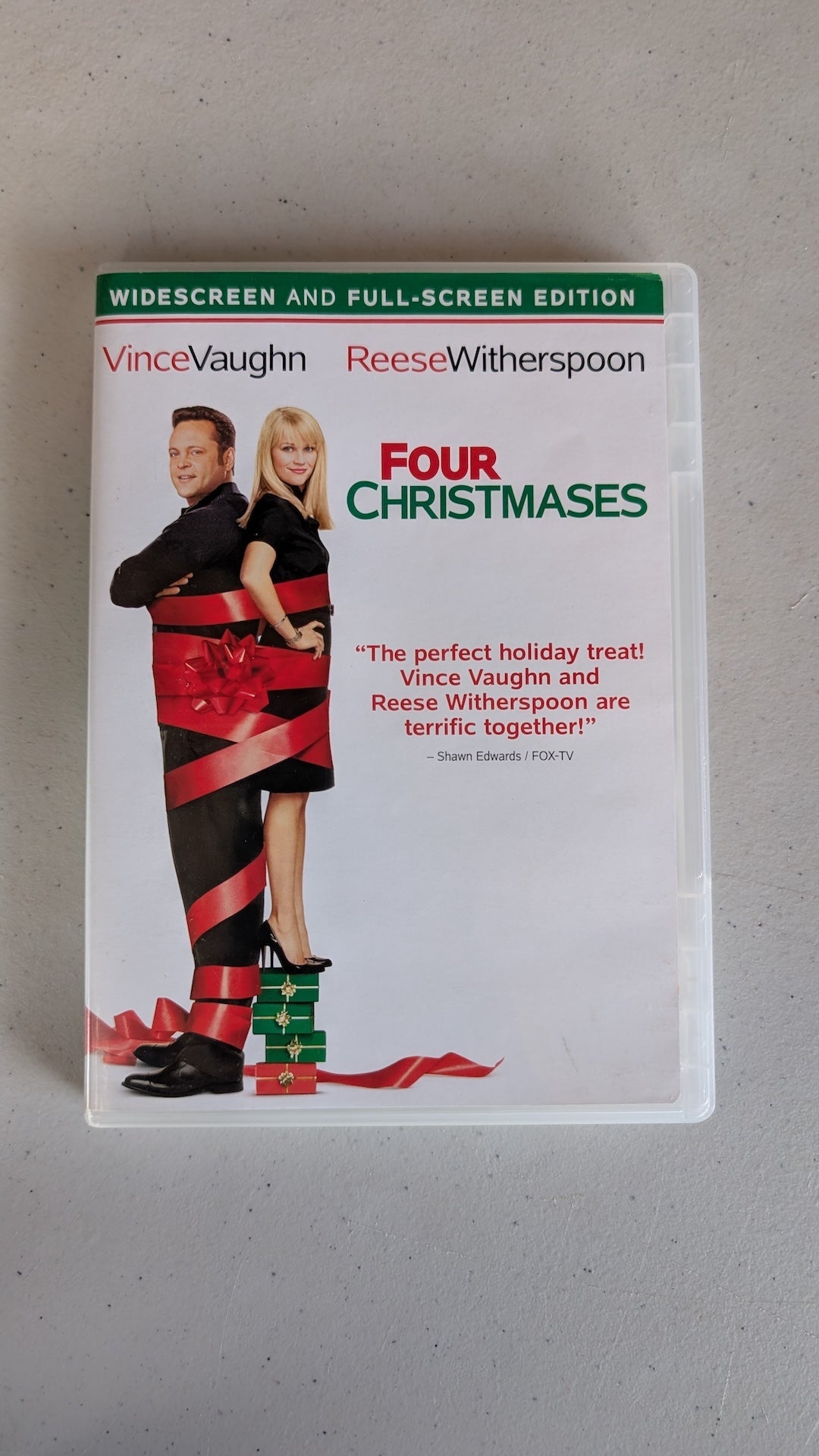 Four Christmases (DVD, 2008, PG-13) Vince Vaughn, Reese Witherspoon