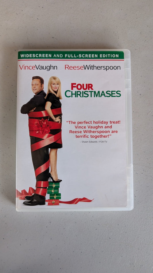 Four Christmases (DVD, 2008, PG-13) Vince Vaughn, Reese Witherspoon