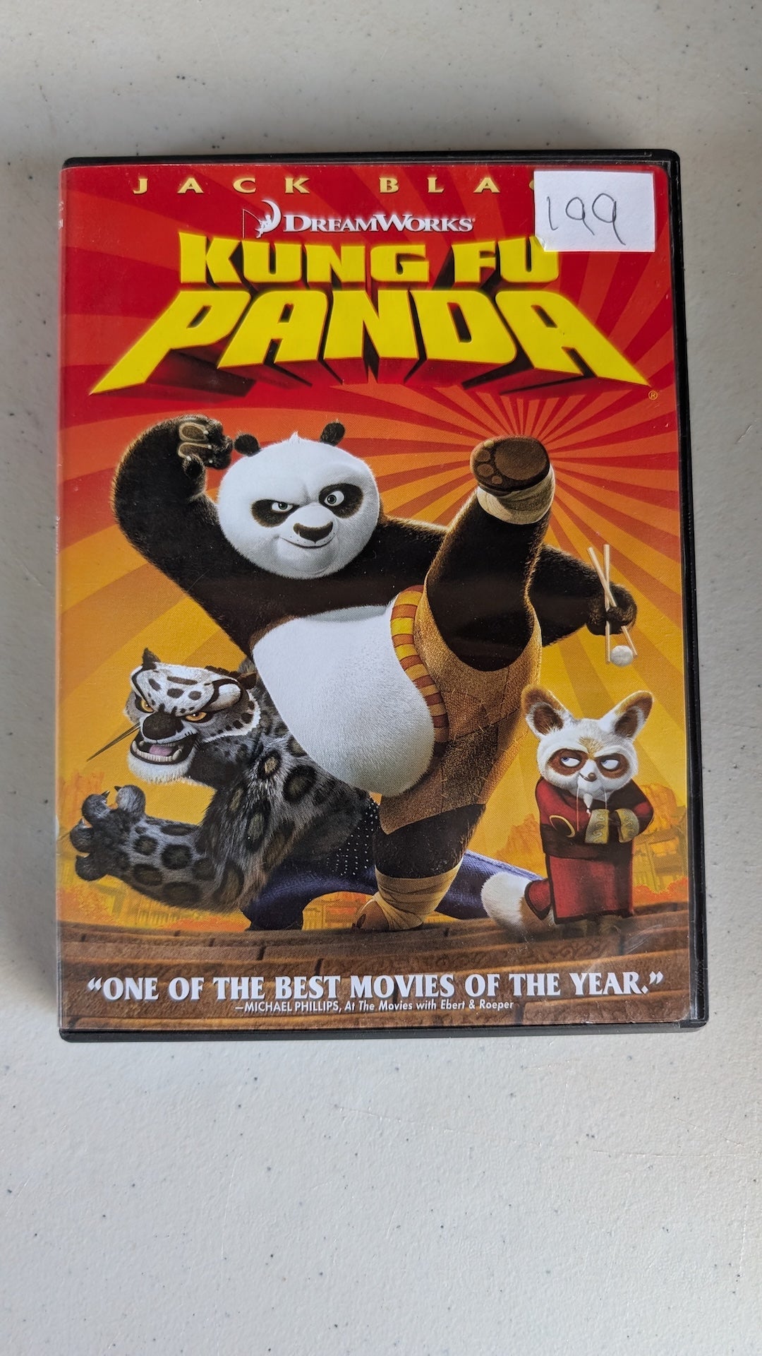 Kung Fu Panda (DVD, 2008, PG) Jack Black, Dustin Hoffman, Angelina Jolie