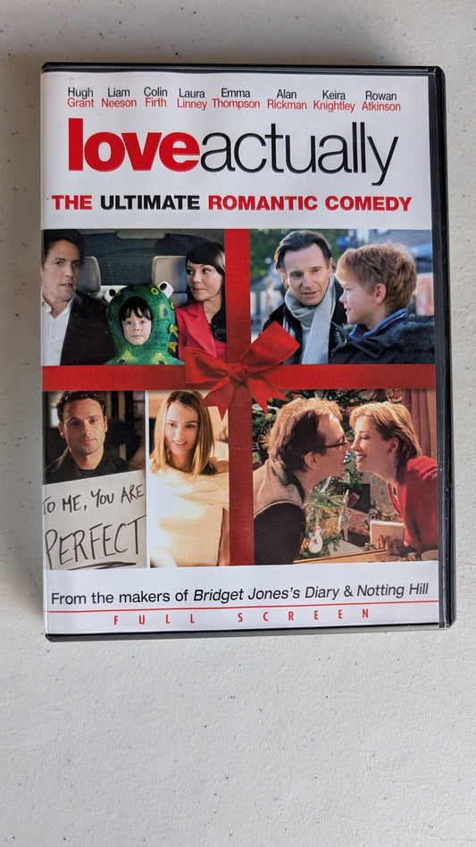 Love Actually (DVD 2003, R) Hugh Grant, Liam Neeson, Colin Firth