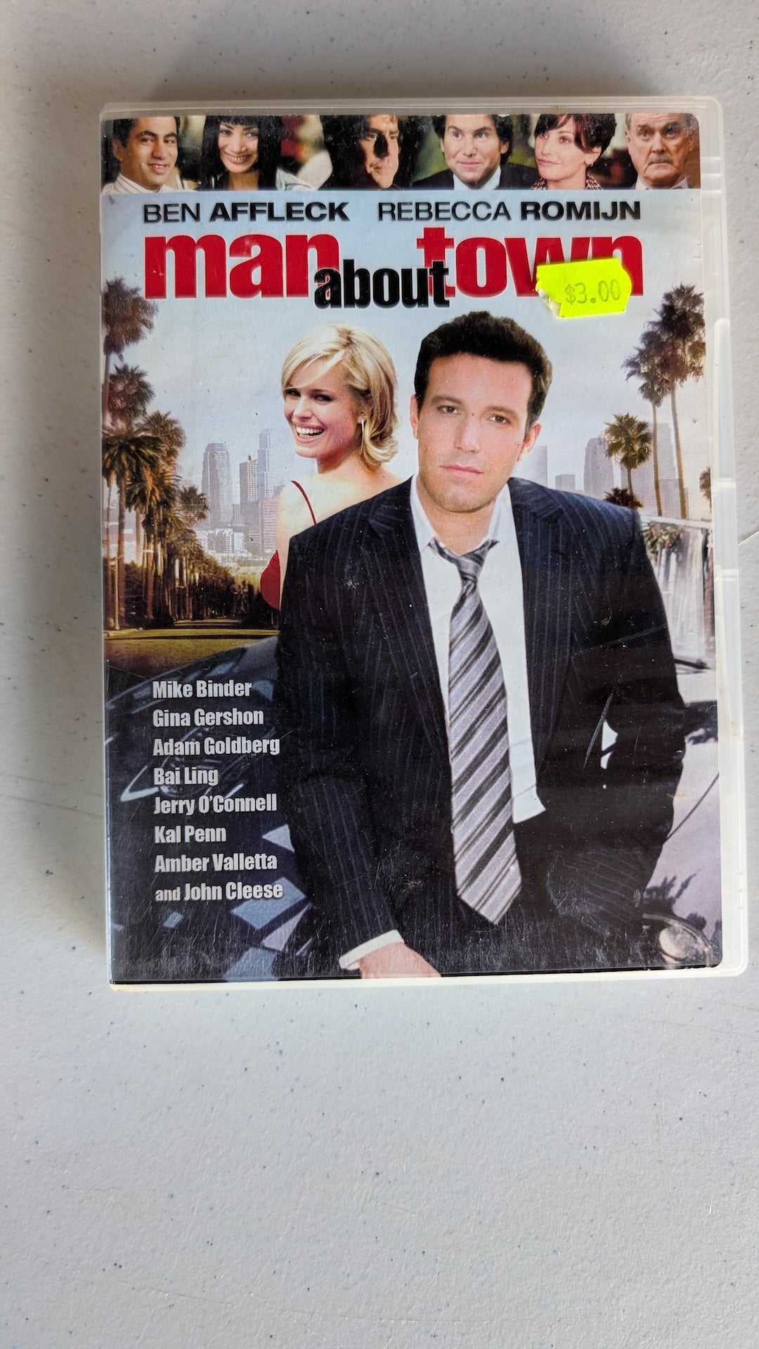Man About Town (DVD, 2006, R) Ben Affleck, Rebecca Romijn