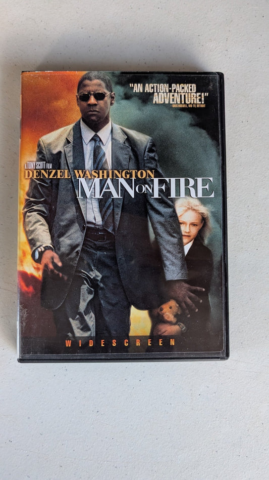 Man on Fire (DVD, 2004, R) Denzel Washington, Dakota Fanning, Christopher Walken