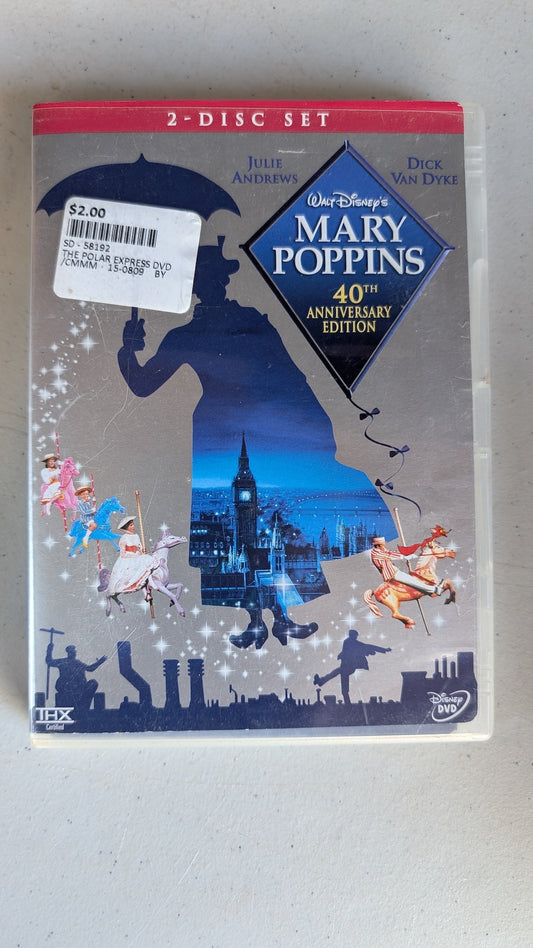Mary Poppins (DVD, 1964, G) Julie Andrews, Dick Van Dyke