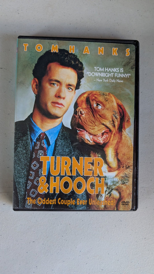 Turner & Hooch (DVD, 1989, PG) Tom Hanks, Mare Winningham, Craig T. Nelson
