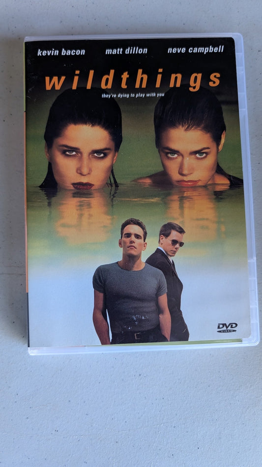 Wild Things (DVD, 1998, R) Kevin Bacon, Matt Dillon, Neve Campbell