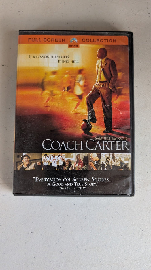 Coach Carter (DVD, 2005, PG-13) Samuel L. Jackson, Rob Brown, Channing Tatum