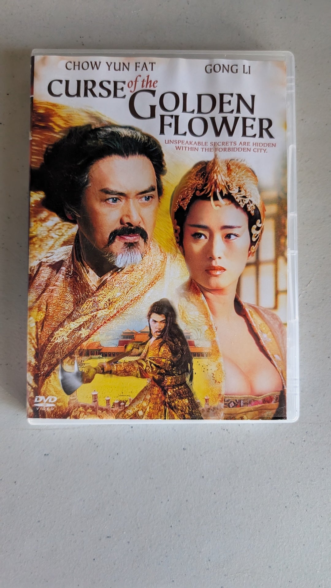 Curse of the Golden Flower (DVD, 2006, R) Chow Yun-Fat, Gong Li, Jay Chou
