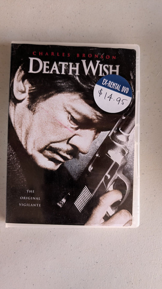 Death Wish (DVD, 1974, R) Charles Bronson, Hope Lange, Vincent Gardenia