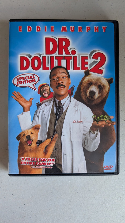 Dr. Dolittle 2 (DVD, 2001, PG) Eddie Murphy, Kristen Wilson, Raven-SymonÃ©