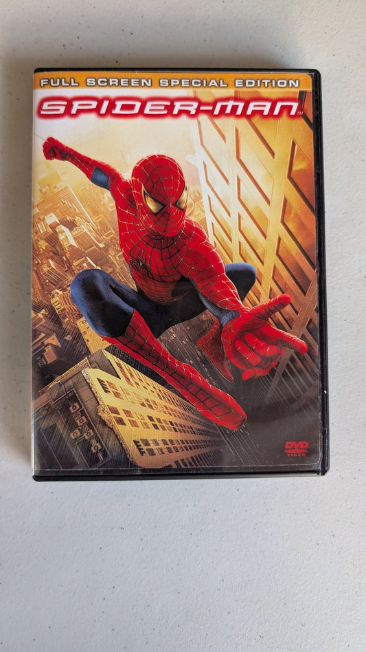 Spider-Man (DVD, 2002, PG-13) Tobey Maguire, Kirsten Dunst, Willem Dafoe