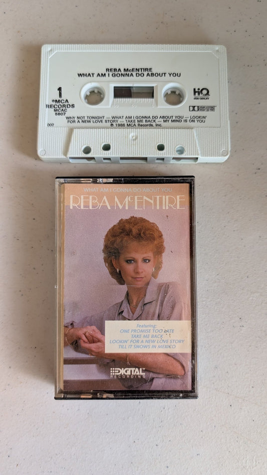 Reba McEntire - What Am I Gonna Do About You (Country, Cassette Tape, 1986)