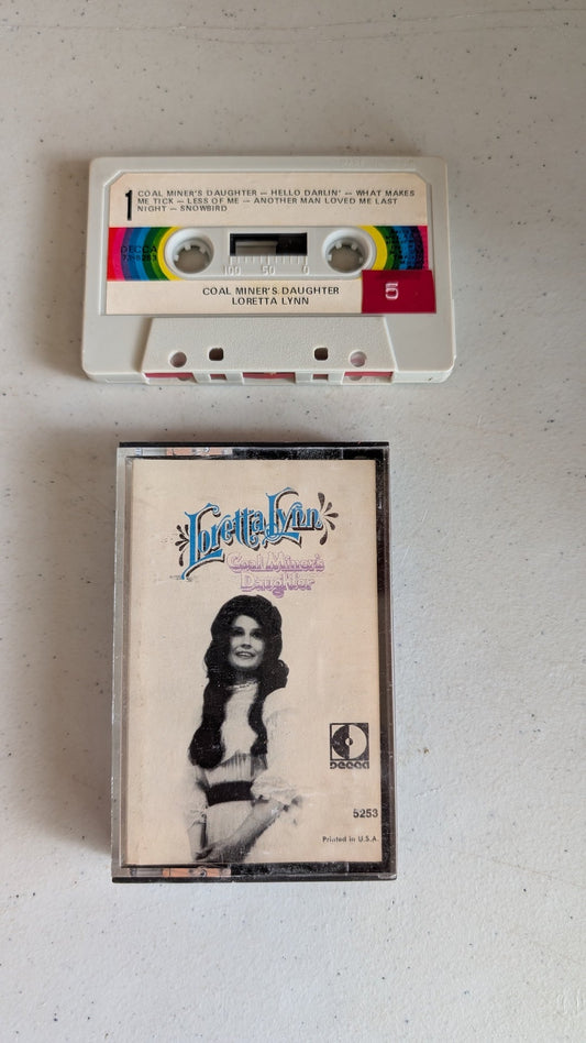 Loretta Lynn - Coal Miner's Daughter (Country, Cassette Tape, 1971)