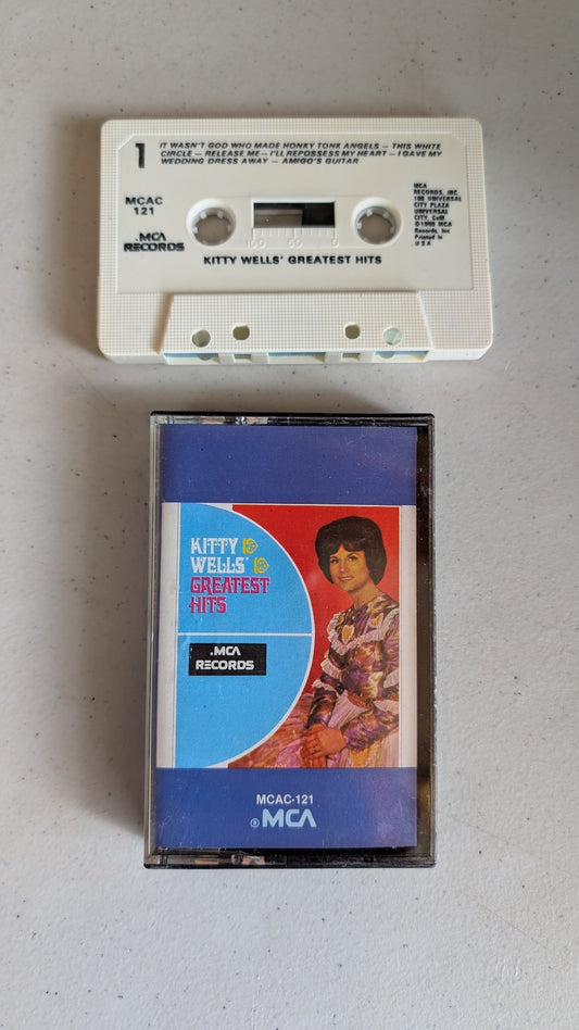 Kitty Wells - Kitty Wells' Greatest Hits (Country, Cassette Tape, 1971)
