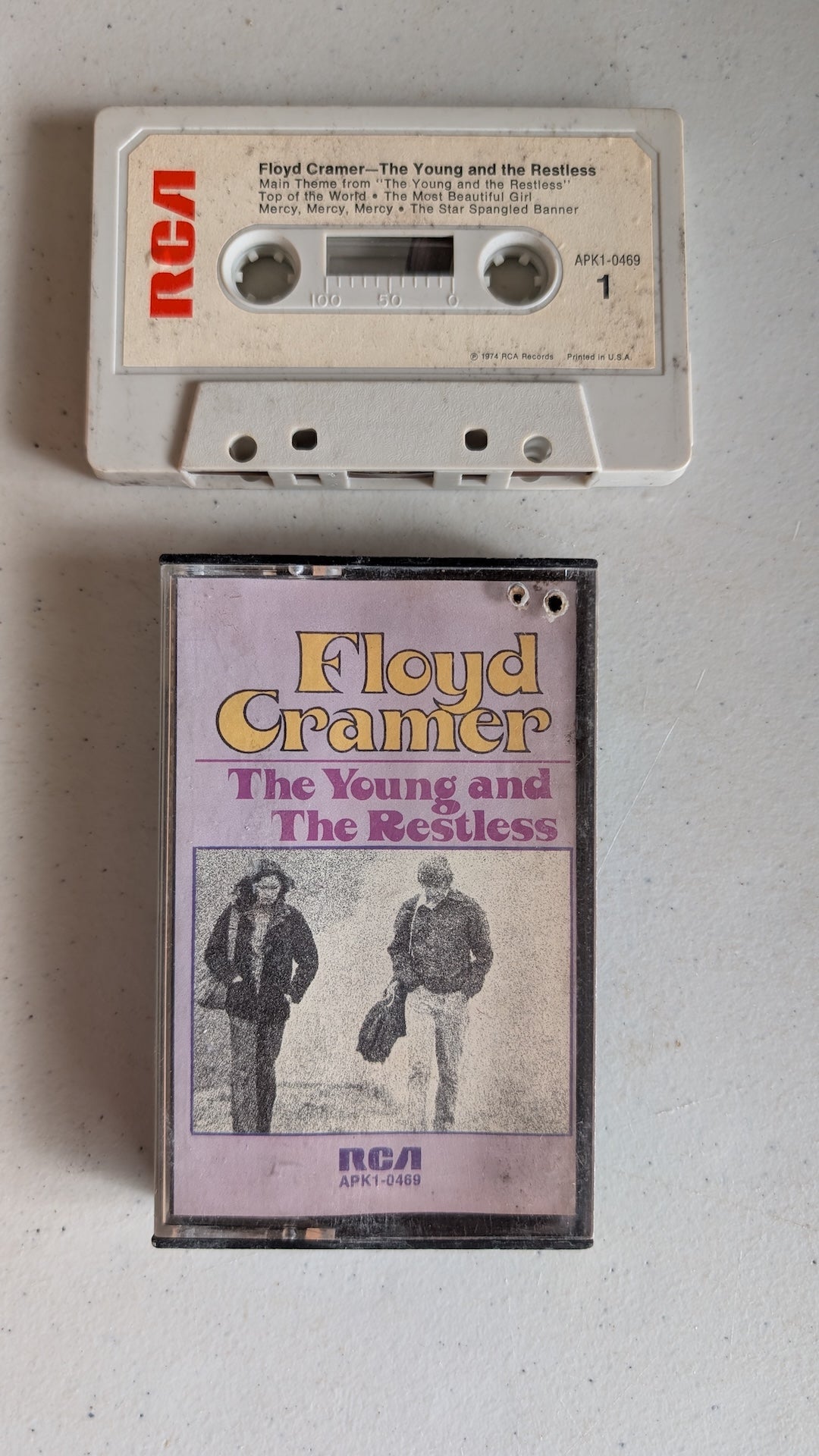 Floyd Cramer - The Young and The Restless (Easy Listening, Cassette Tape, 1974)