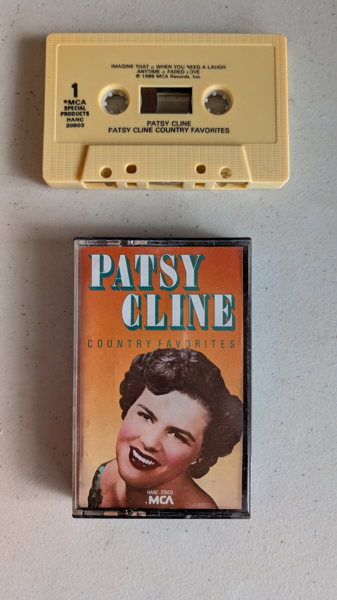 Patsy Cline - Country Favorites (Country, Cassette Tape, 1988)