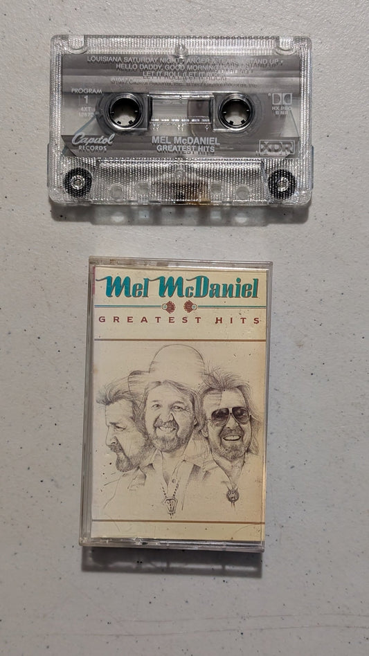 Mel McDaniel - Greatest Hits (Country, Cassette Tape, 1987)