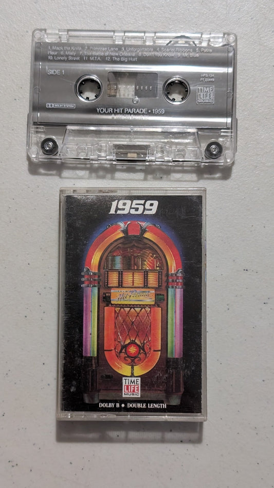 Various Artists - Your Hit Parade: 1959 (Pop, Cassette Tape, 1988)