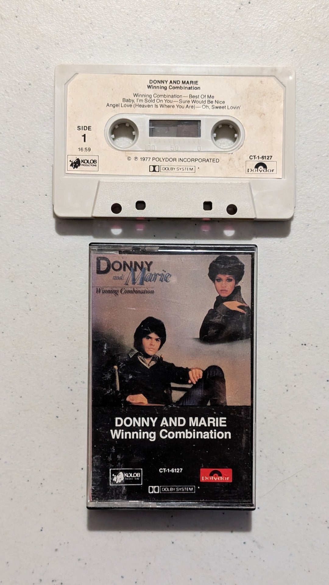 Donny and Marie Osmond - Winning Combination (Pop, Cassette Tape, 1977)