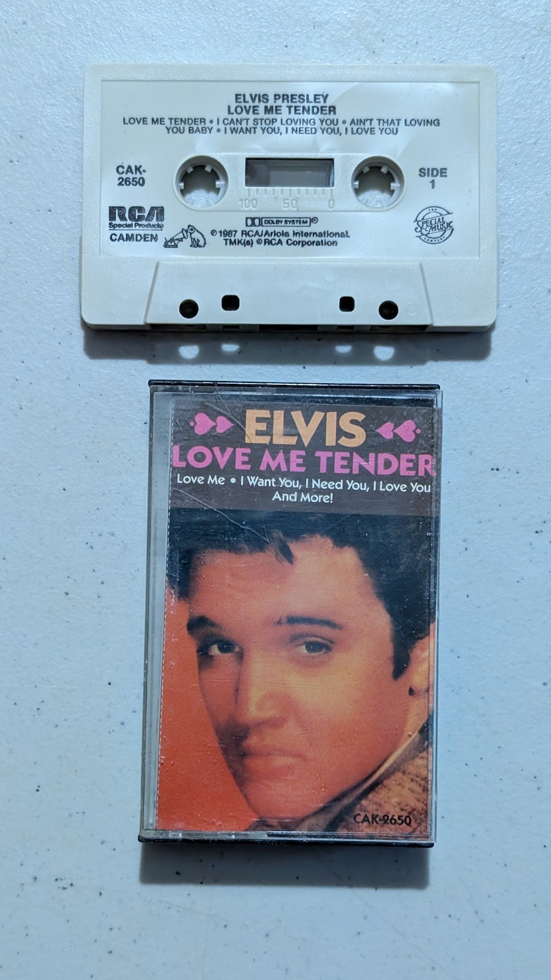 Elvis Presley - Love Me Tender (Rock, Pop, Cassette Tape, 1987)