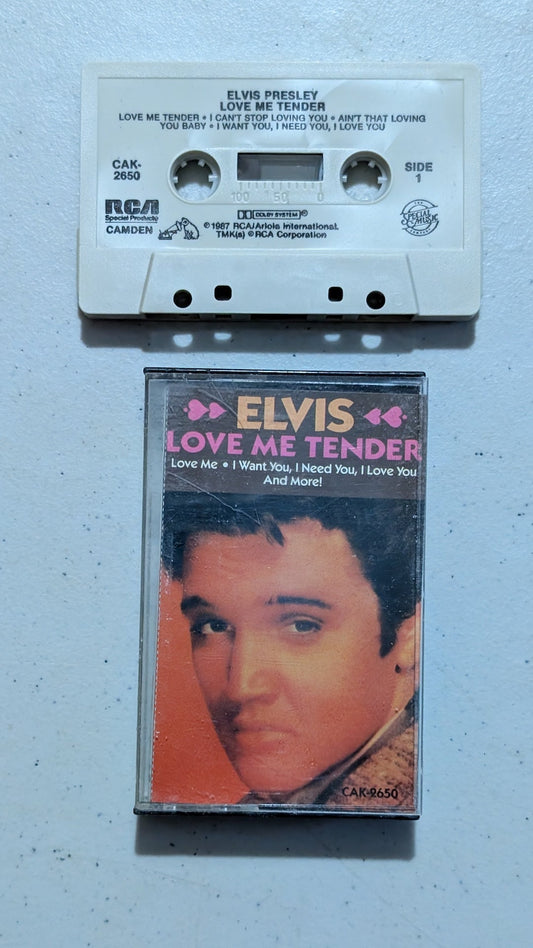 Elvis Presley - Love Me Tender (Rock, Pop, Cassette Tape, 1987)