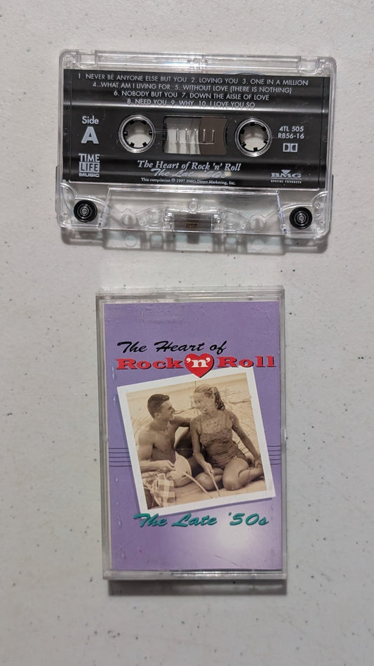 Various Artists - The Heart of Rock 'n' Roll: The Late '50s (Rock, Pop, Cassette Tape, 1991)