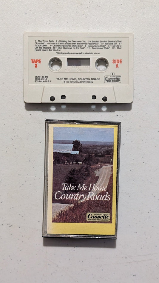 Various Artists - Take Me Home, Country Roads Tape Three (Country, Cassette Tape, 1992)