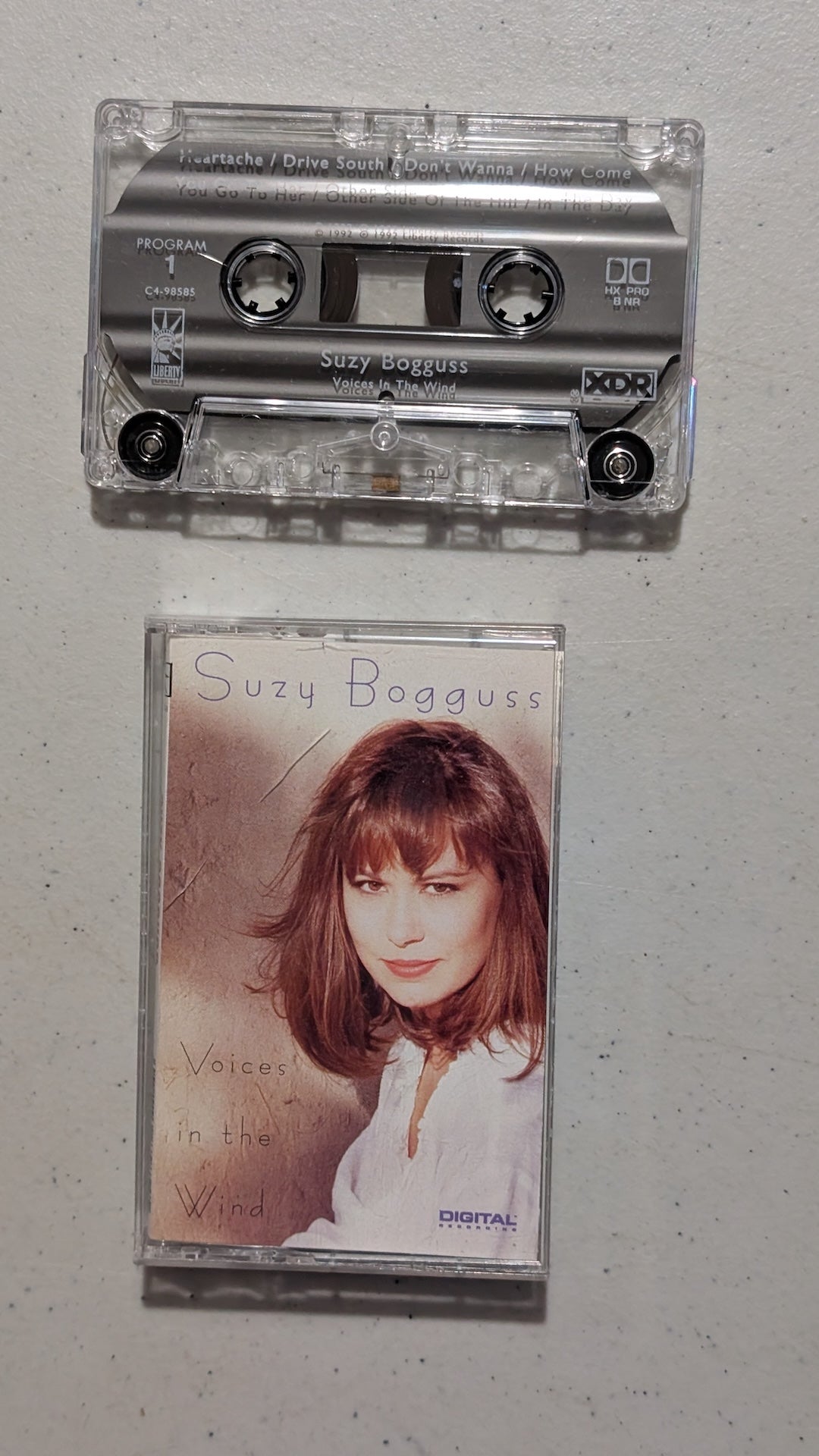 Suzy Bogguss - Voices in the Wind (Country, Cassette Tape, 1992)