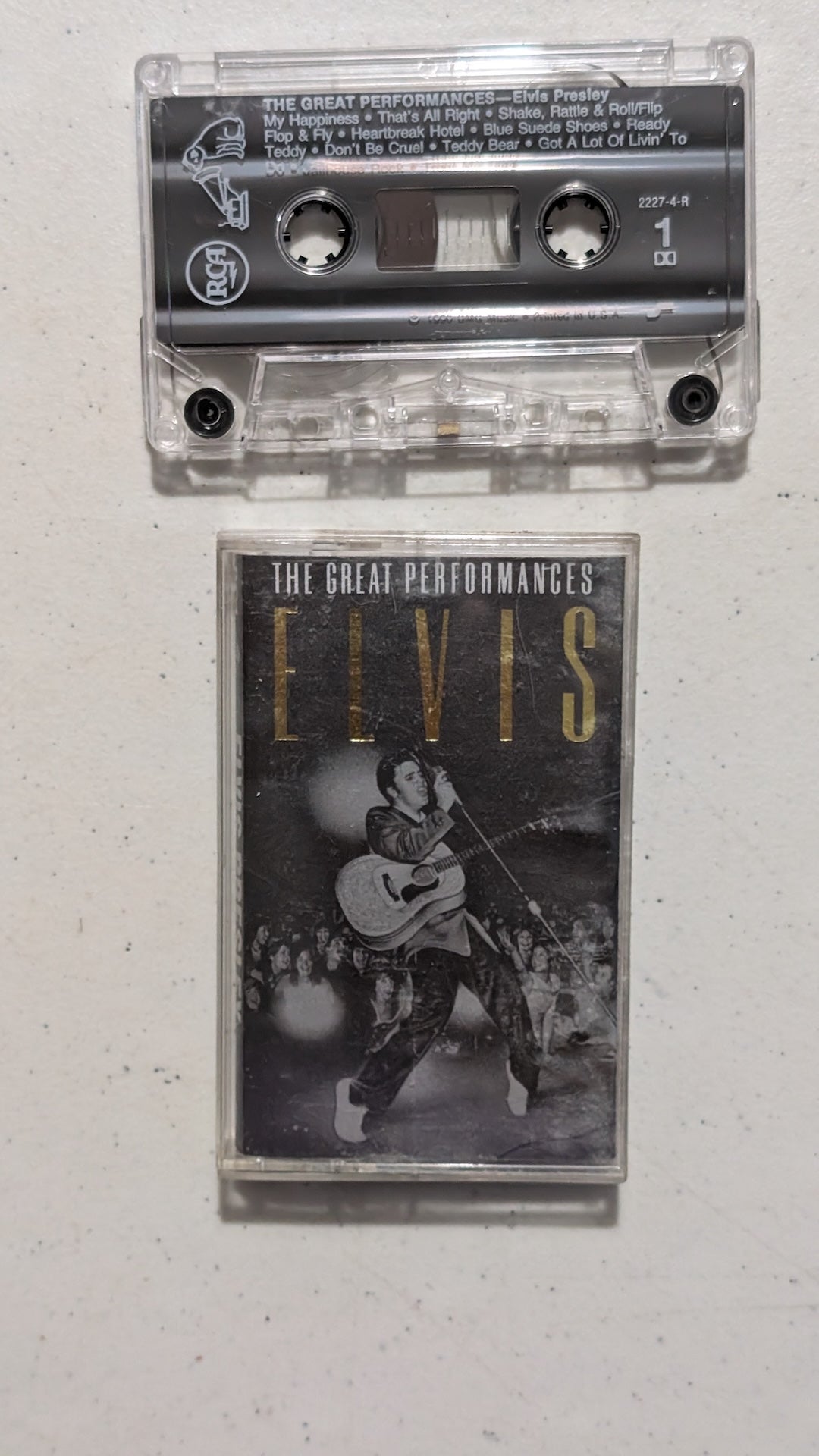 Elvis Presley - The Great Performances (Rock & Roll, Cassette Tape, 1990)