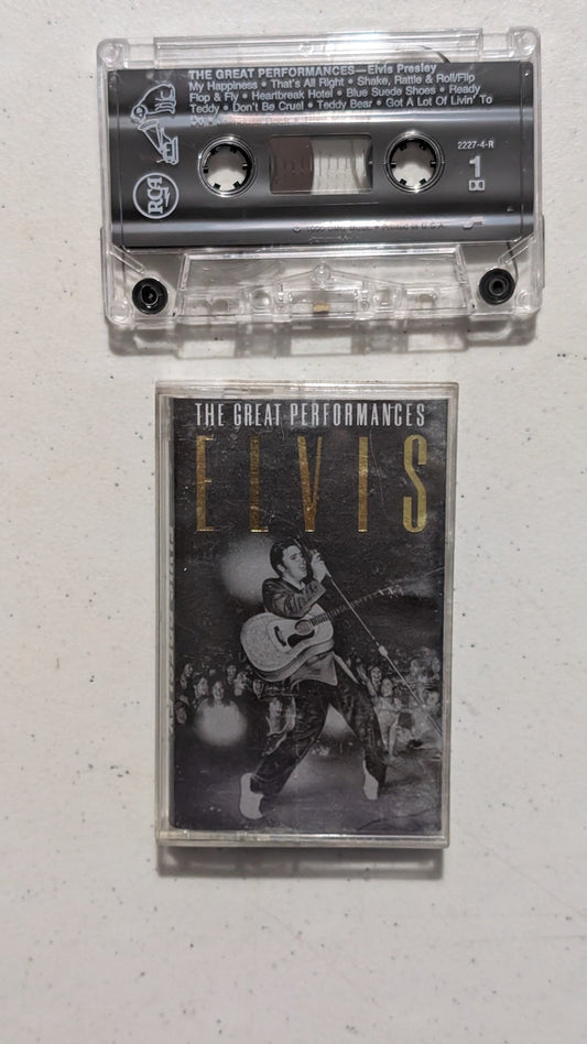 Elvis Presley - The Great Performances (Rock & Roll, Cassette Tape, 1990)