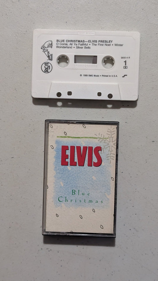 Elvis Presley - Blue Christmas (Holiday, Rock, Cassette Tape, 1989)