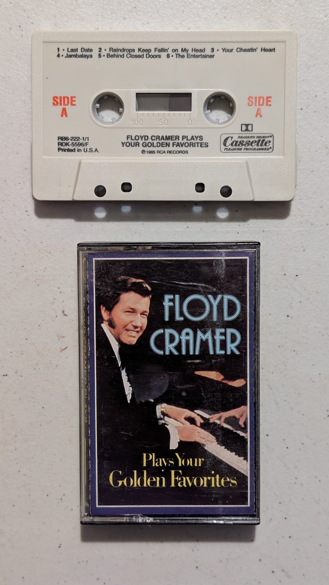 Floyd Cramer - Floyd Cramer Plays Your Golden Favorites (Country, Easy Listening, Cassette Tape, 1985)