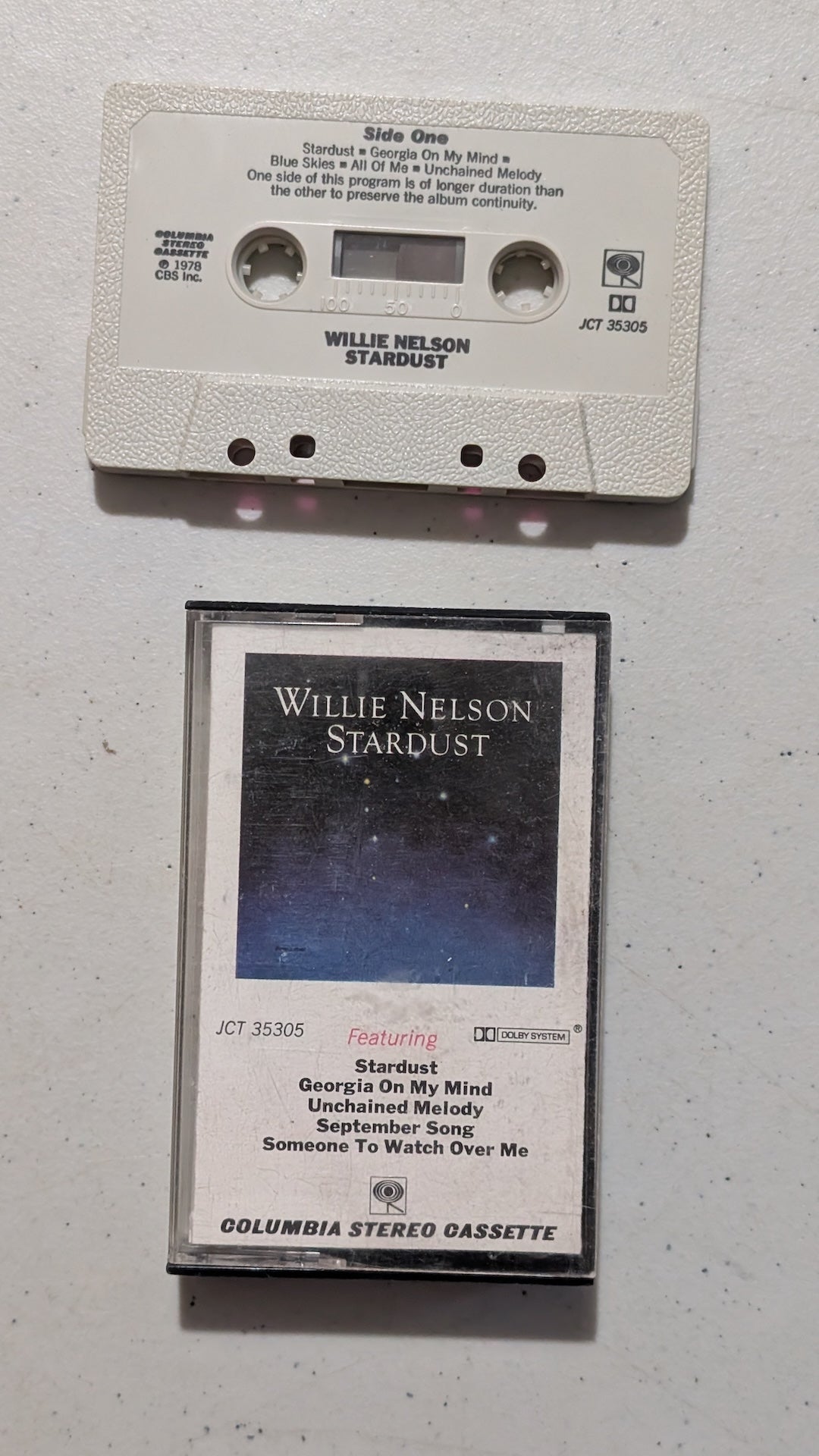 Willie Nelson - Stardust (Country, Pop, Jazz, Cassette Tape, 1978)