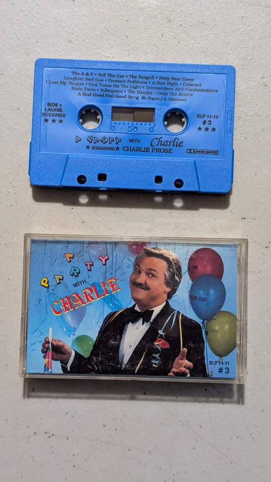 Charlie Prose - Party with Charlie (Comedy, Novelty, Cassette Tape, N/A)