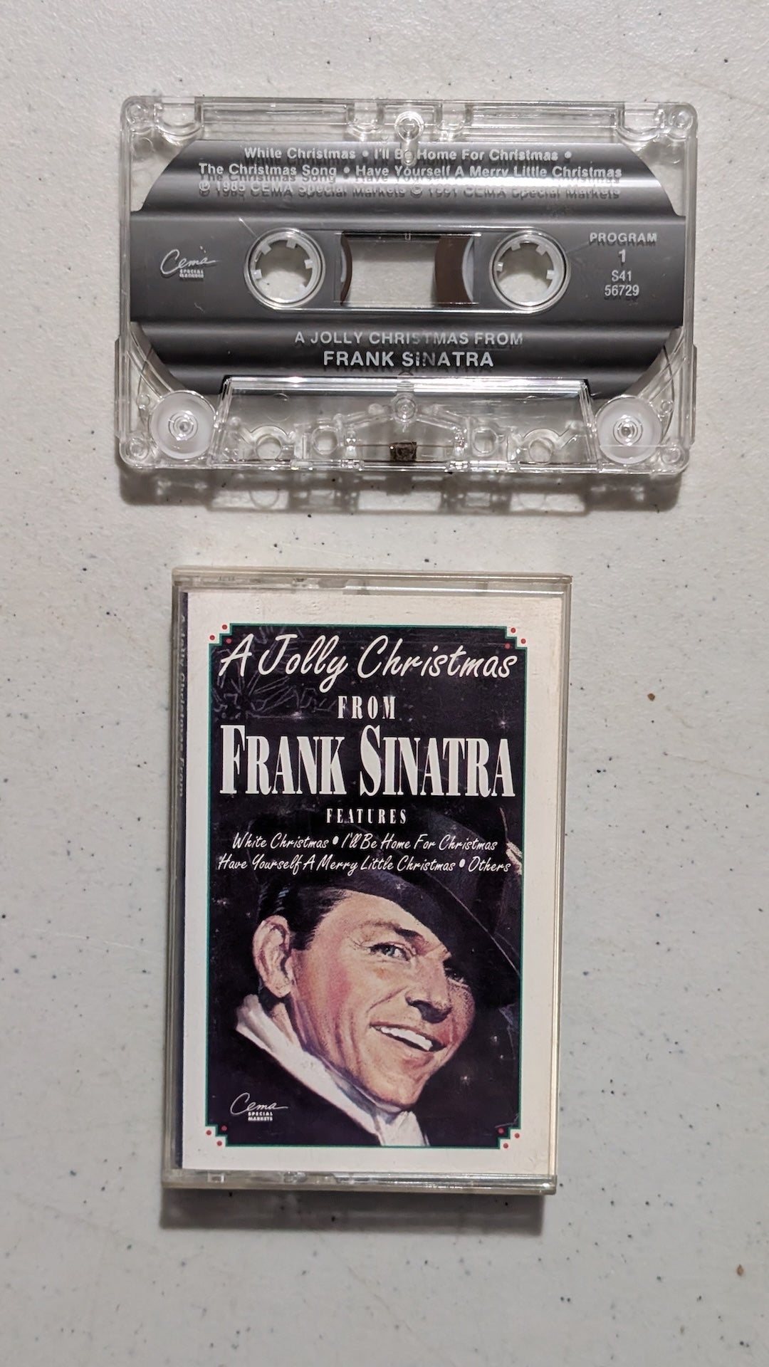 Frank Sinatra - A Jolly Christmas from Frank Sinatra (Holiday, Big Band, Cassette Tape, 1957)