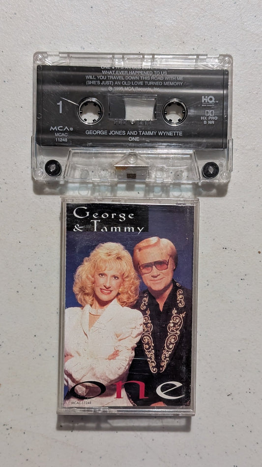 George Jones and Tammy Wynette - One (Country, Cassette Tape, 1995)