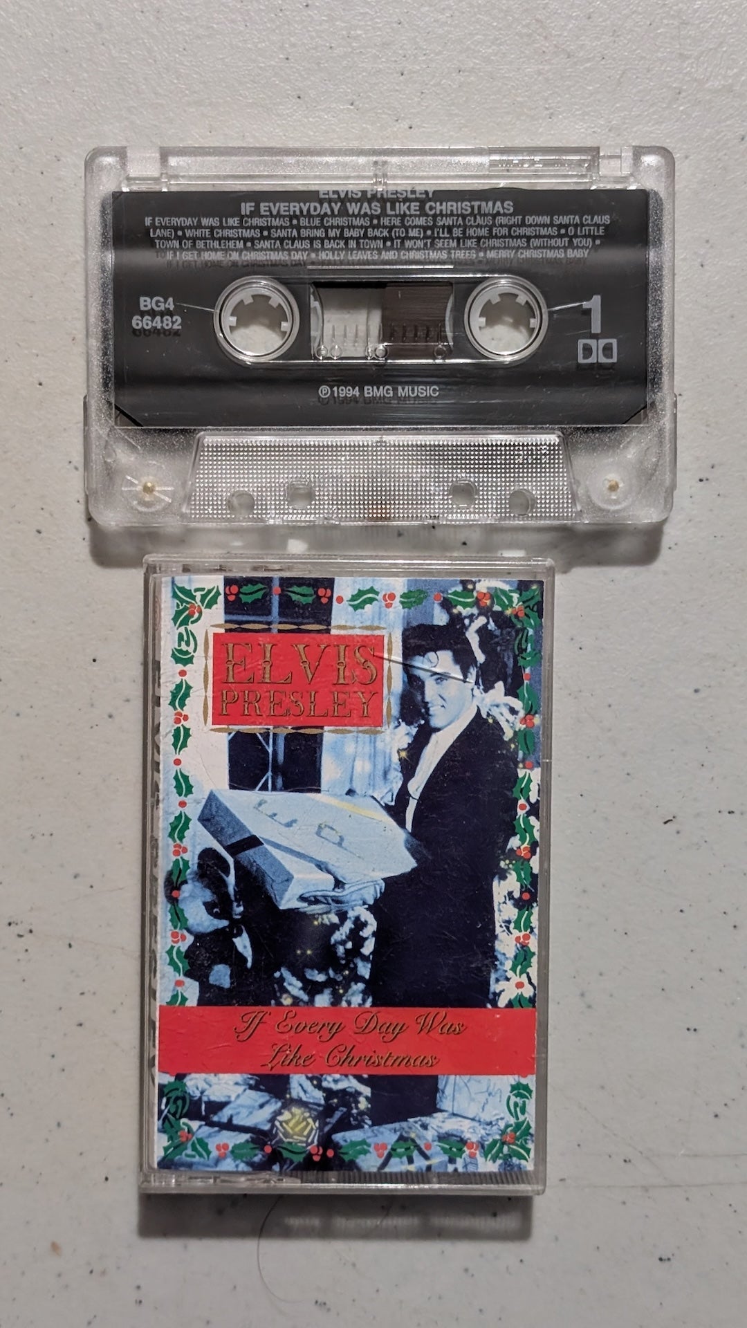 Elvis Presley - If Every Day Was Like Christmas (Holiday Rock, Cassette Tape, 1994)