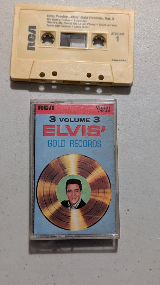 Elvis Presley - Elvis' Gold Records, Vol. 3 (Rock & Roll, Cassette Tape, 1963)