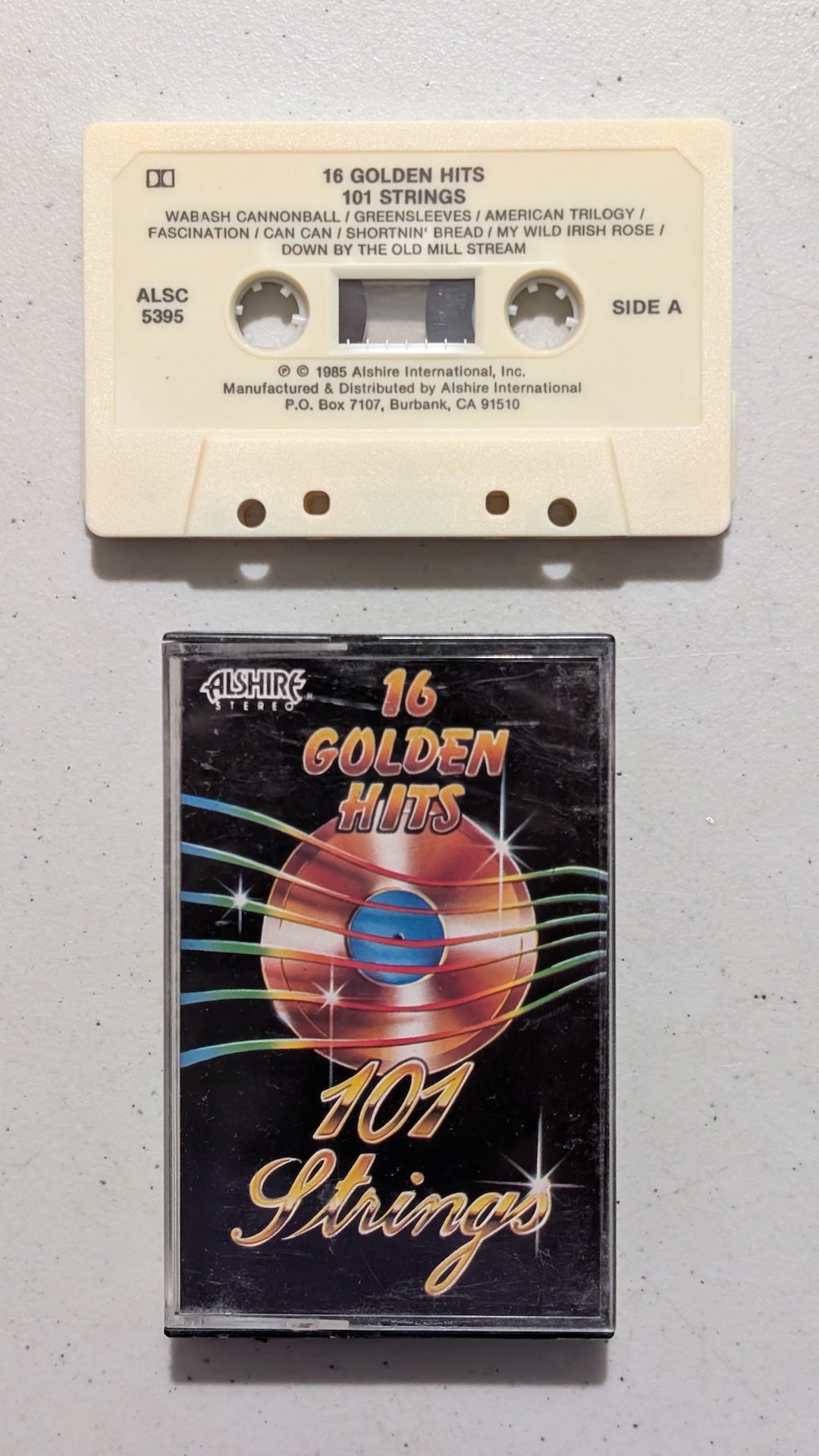 101 Strings - 16 Golden Hits (Easy Listening, Instrumental, Cassette Tape, 1985)