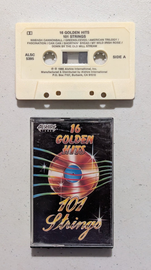 101 Strings - 16 Golden Hits (Easy Listening, Instrumental, Cassette Tape, 1985)