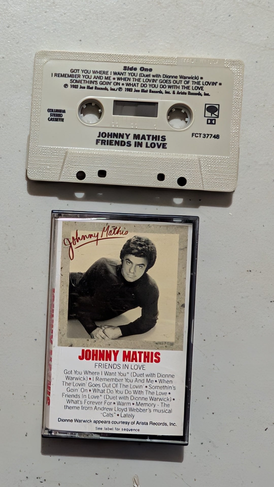 Johnny Mathis - Friends in Love (Pop, R&B, Cassette Tape, 1982)