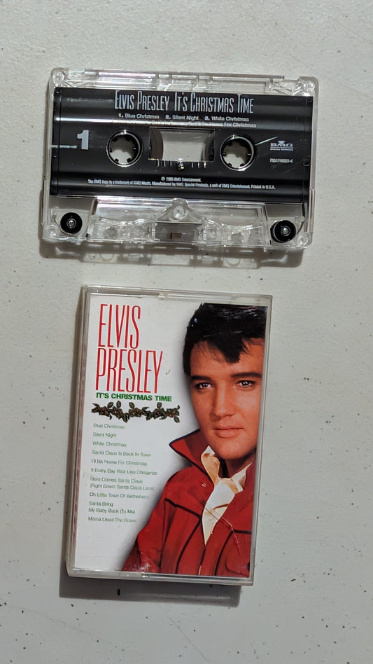 Elvis Presley - It's Christmas Time (Holiday, Rock & Roll, Cassette Tape, 1985)