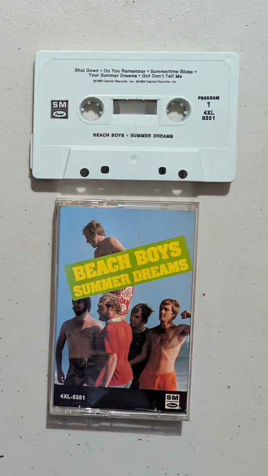 Beach Boys - Summer Dreams (Surf Rock, Pop, Cassette Tape, 1983)